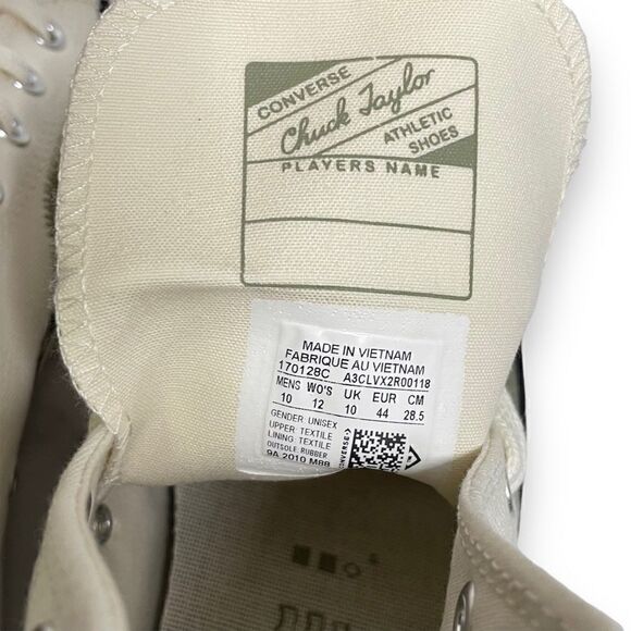 Converse Chuck 70 Hi Top Alt Exploration Sneakers in Egret Men's 10 - Picture 7 of 10